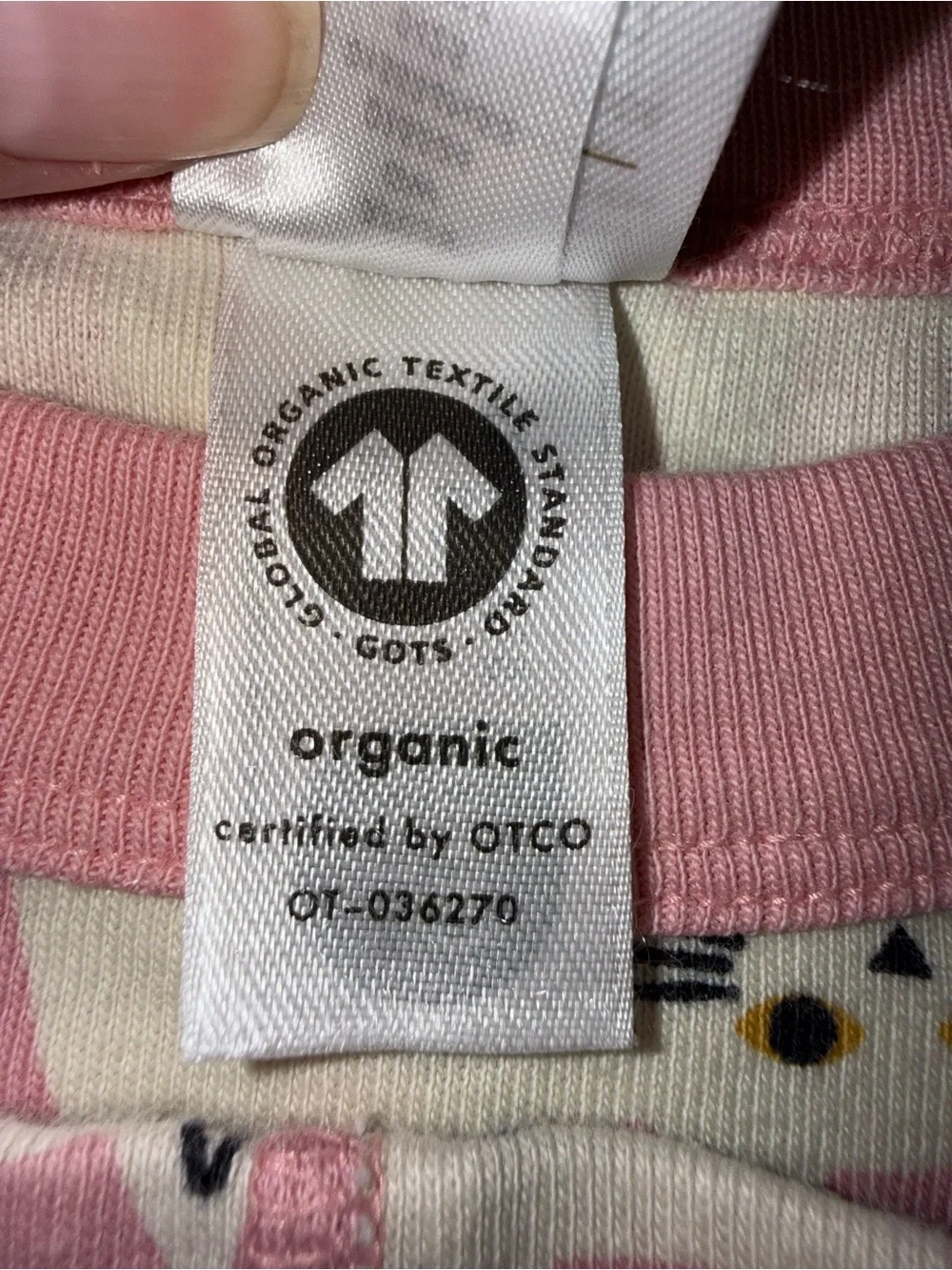 HANNA ANDERSSON Organic Long Johns Pajamas Cats Pink 140 (US 10) Halloween
